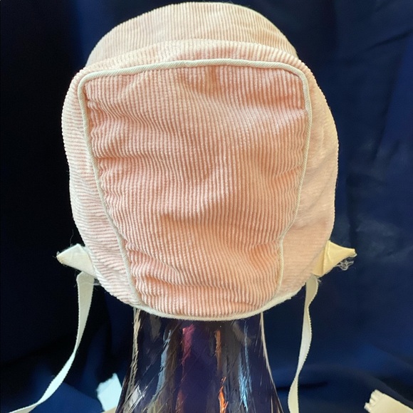 Infants Vintage Pink Bonnet, size small - Picture 4 of 5